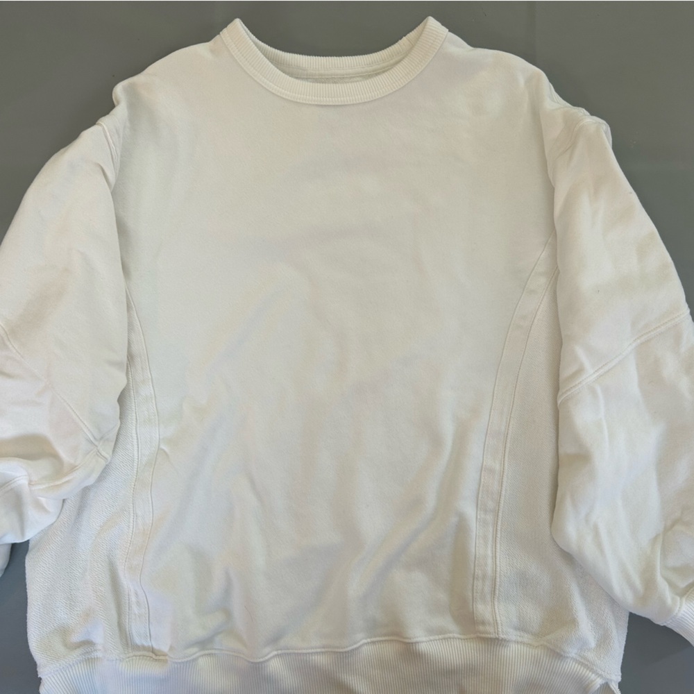 Aerie White Women’s Crewneck Sweatshirt
